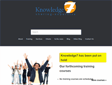 Tablet Screenshot of knowledge7.com